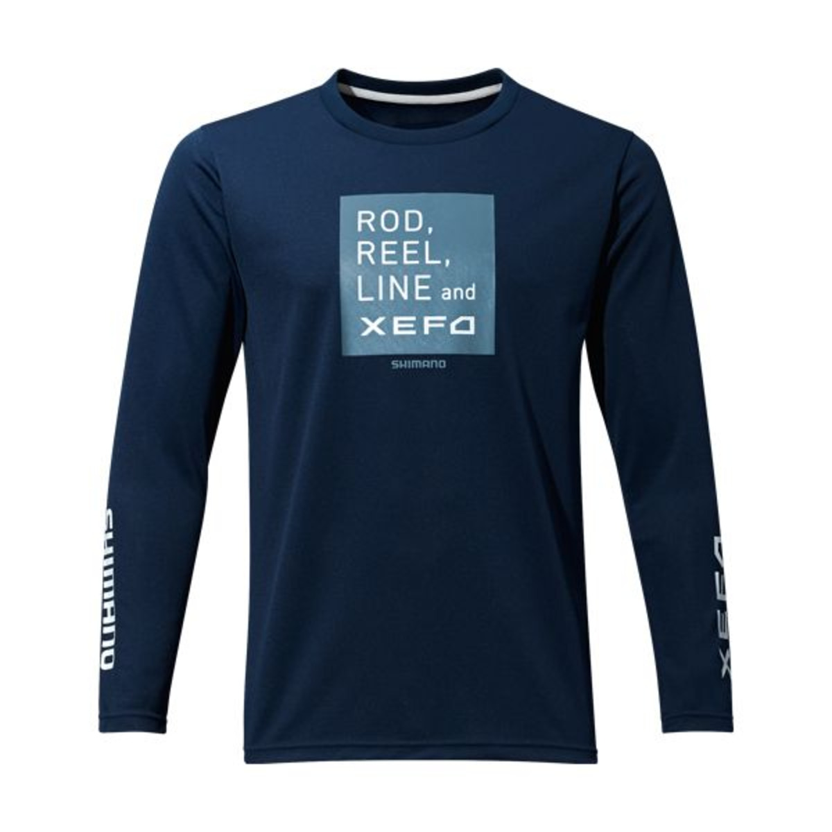 Shimano Langärmliges T-shirt Xefo - M - Navy