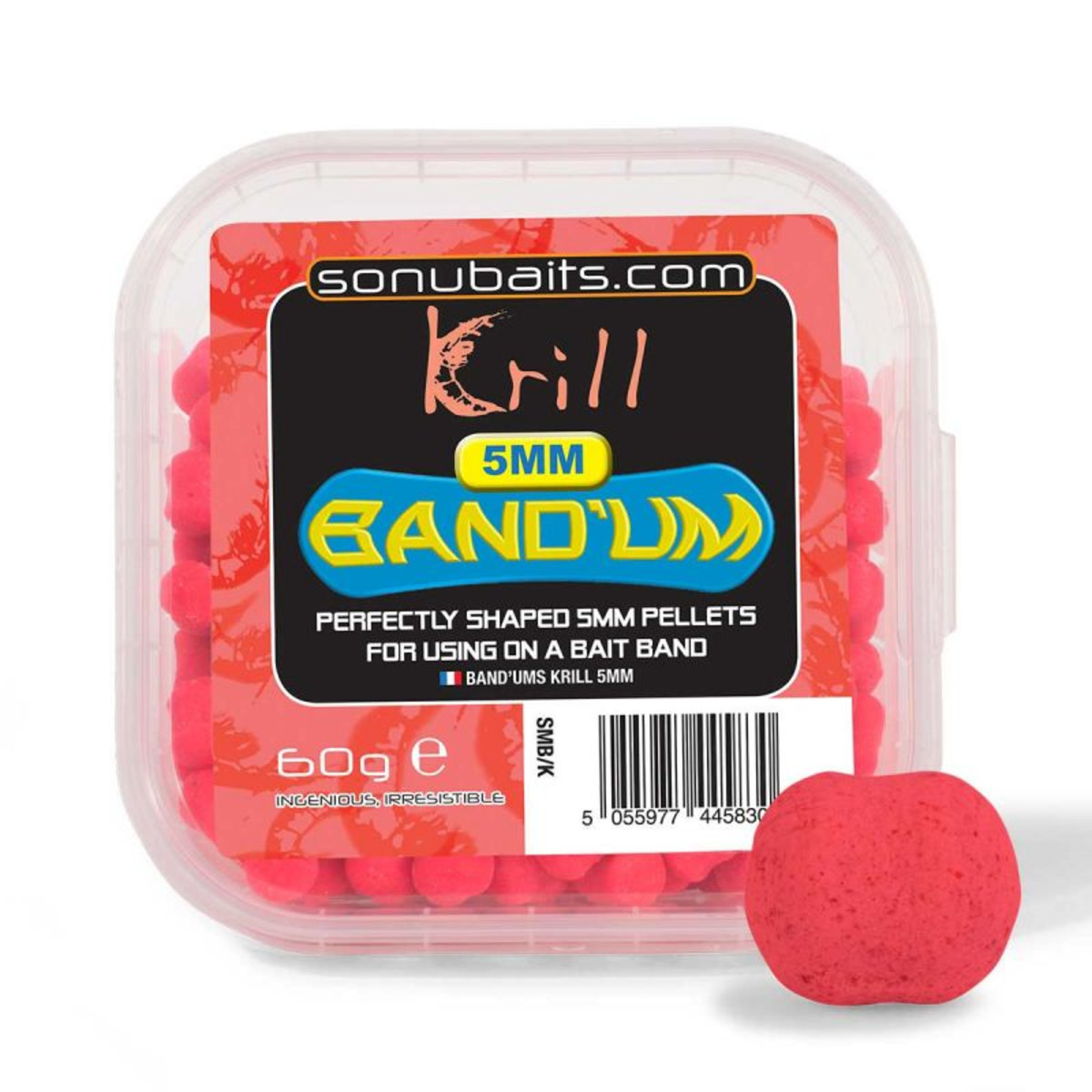 Sonubaits 5 mm Band´ums - 5 mm - 60 g - Krill