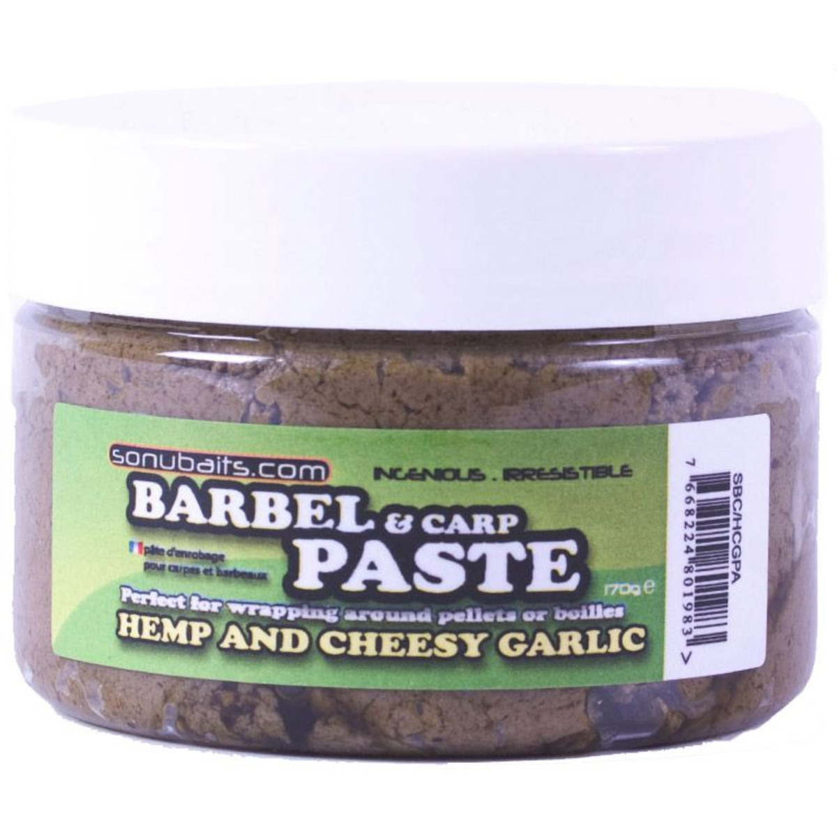 Sonubaits Barbel + Carp Paste - Hemp-Cheesy Garlic - 170 g