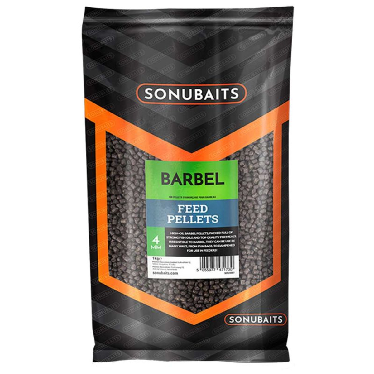 Sonubaits Barbel Feed Pellets - 4 mm - 1 kg