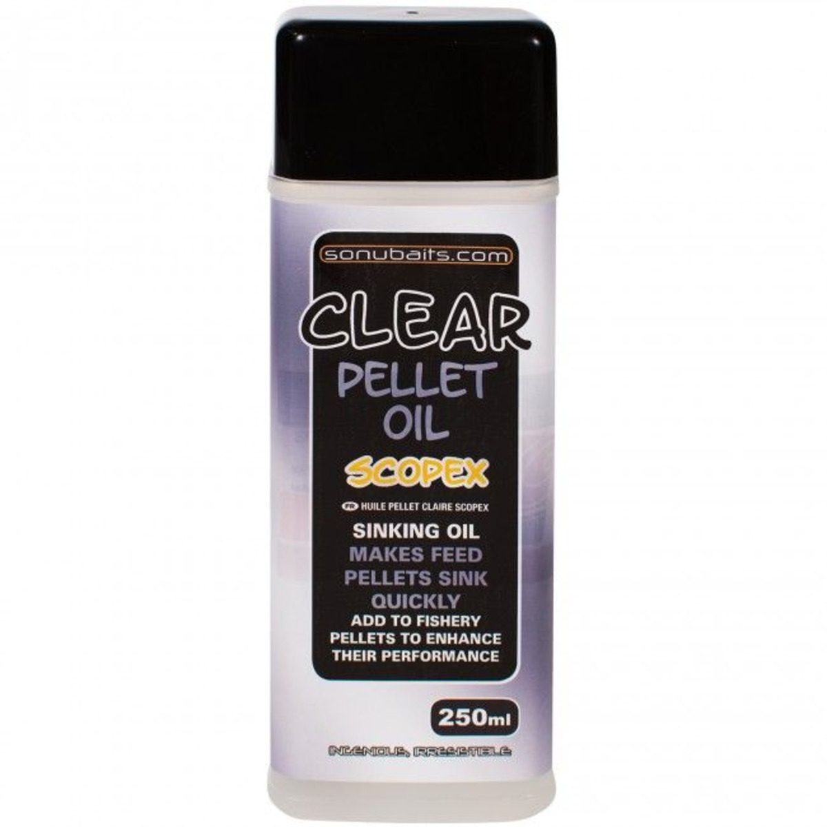 Sonubaits Clear Pellet Oil - Scopex - 250 ml