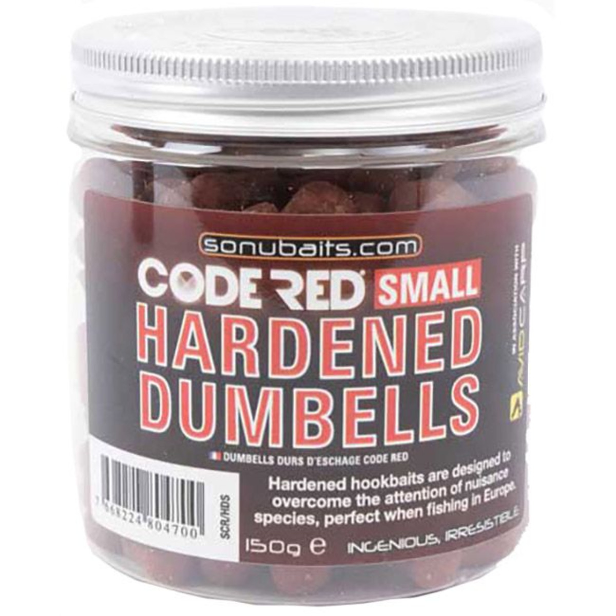 Sonubaits Code Red Hardened Dumbell Hookbaits - Small - 150 g