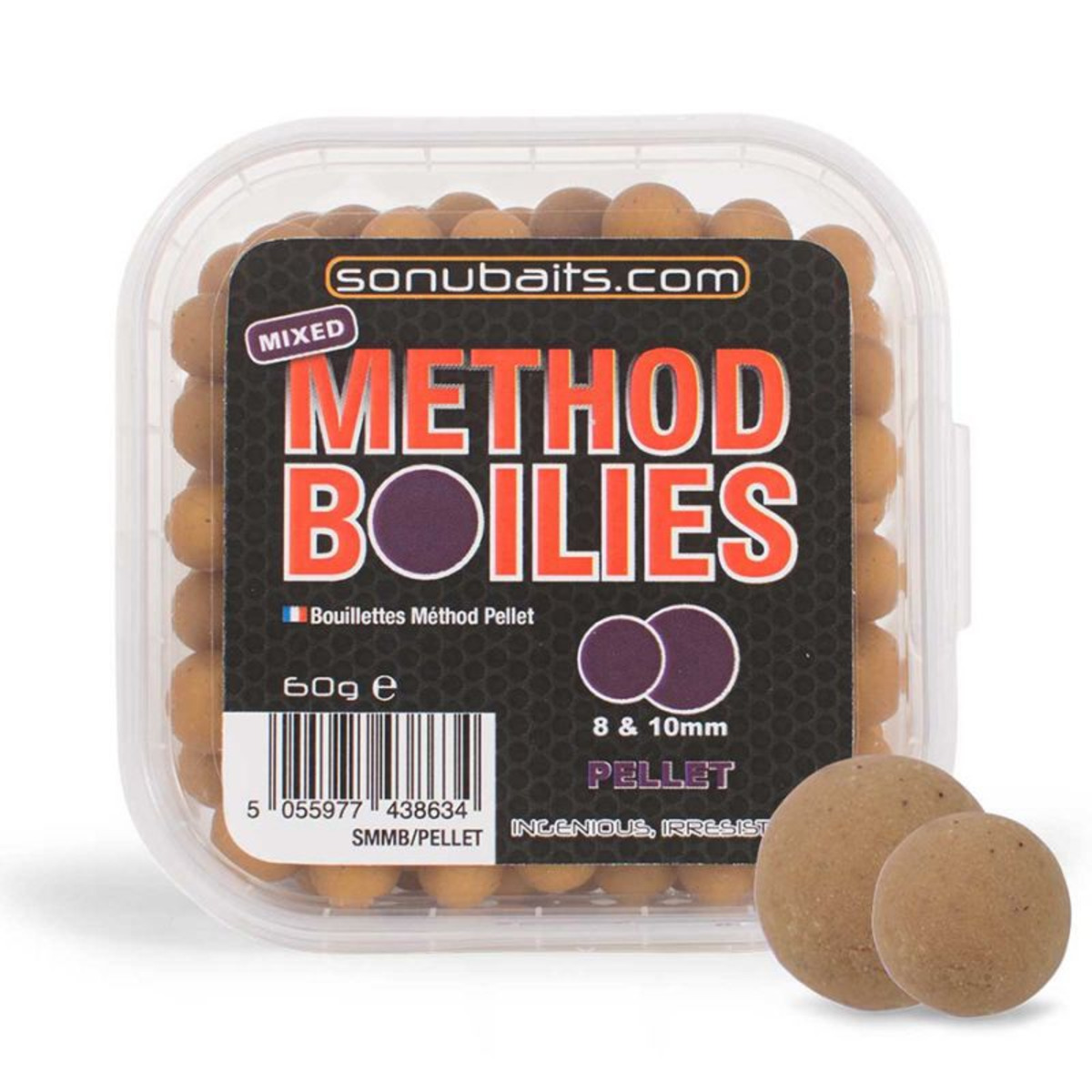 Sonubaits Mixed Method Boilies - 8-10 mm - 60 g - Pellet