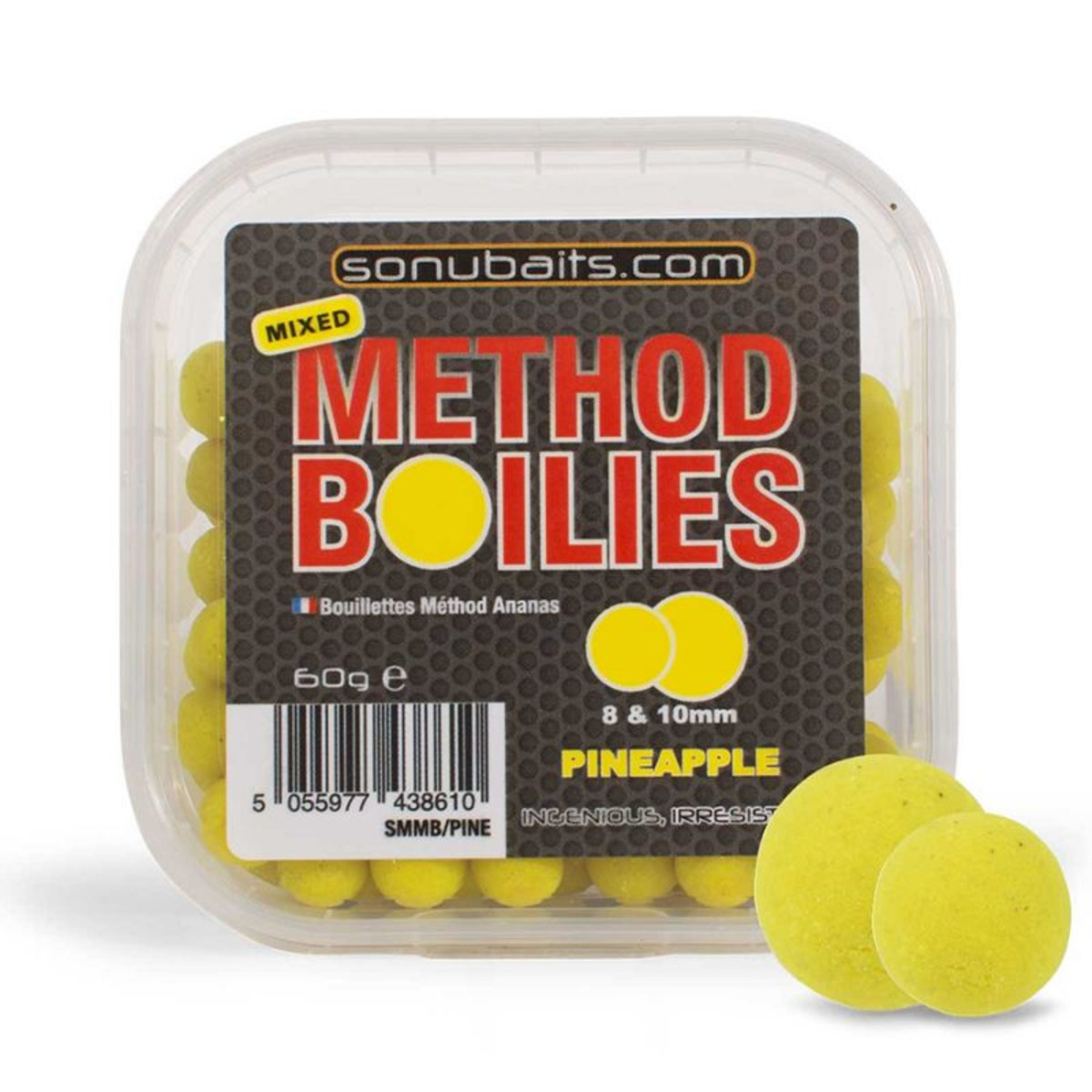 Sonubaits Mixed Method Boilies - 8-10 mm - 60 g -  Ananas         