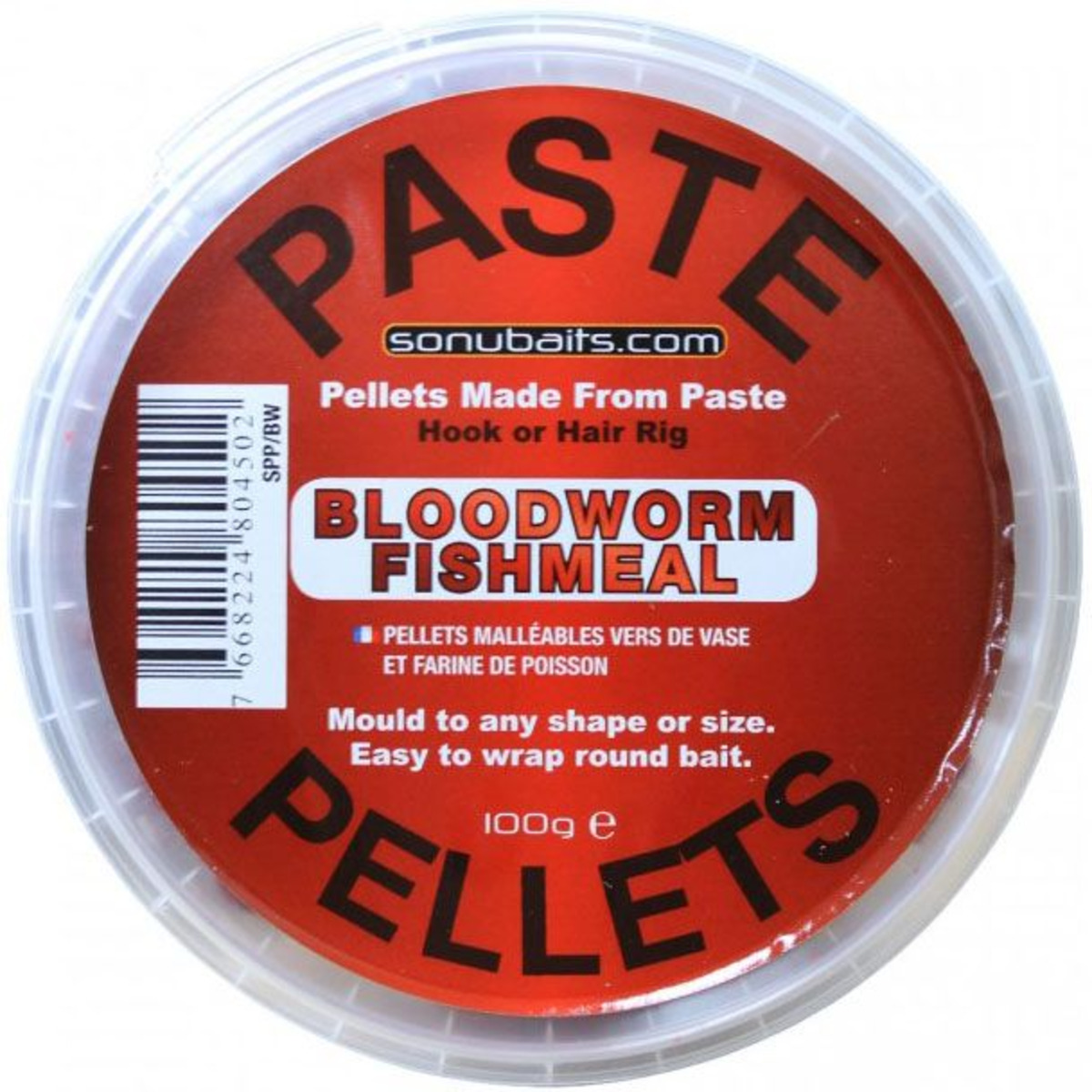 Sonubaits Paste Pellets - Bloodworm Fishmeal - 100 g
