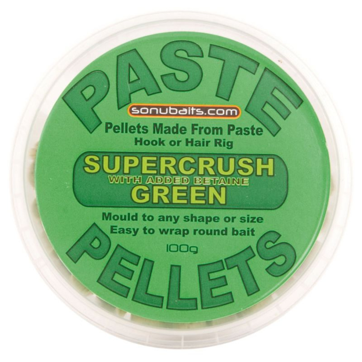 Sonubaits Paste Pellets - Supercrush Green - 100 g