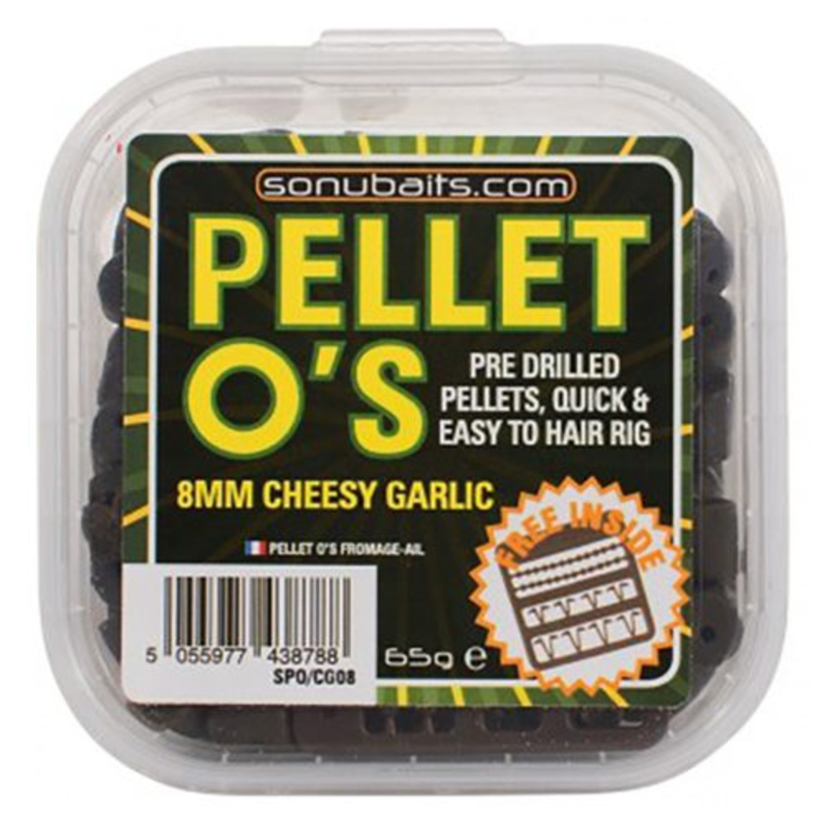 Sonubaits Pellet O´s - Cheesy Garlic - 8 mm - 65 g