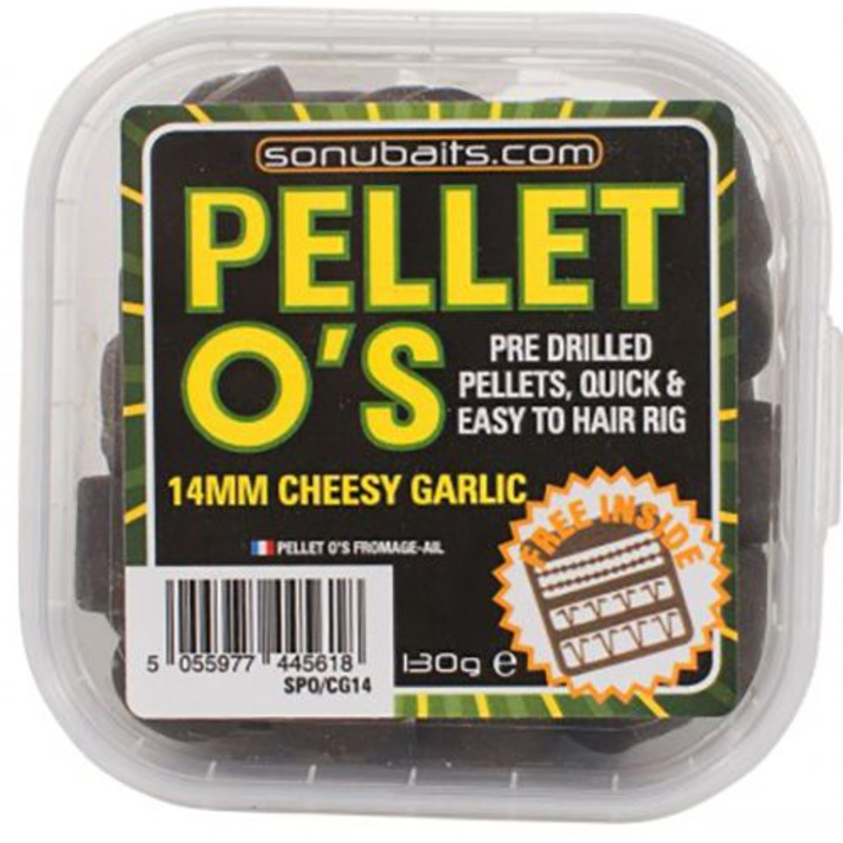 Sonubaits Pellet O´s - Cheesy Garlic - 14 mm - 130 g