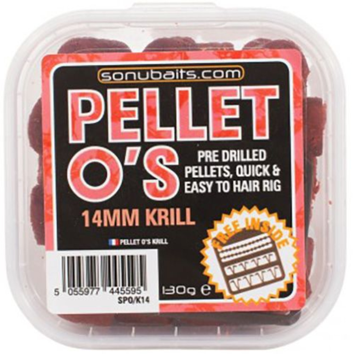 Sonubaits Pellet O´s - Krill - 14 mm - 130 g