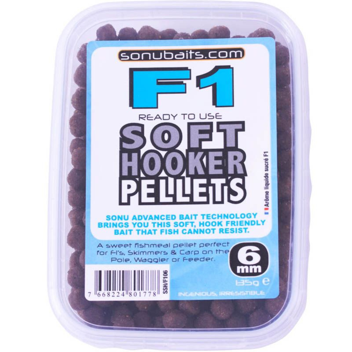 Sonubaits Soft Hooker Pellets F1 - 6 mm