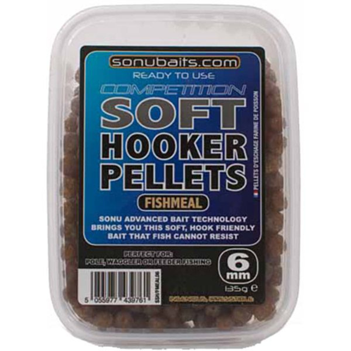 Sonubaits Soft Hooker Pellets Fishmeal - 6 mm 