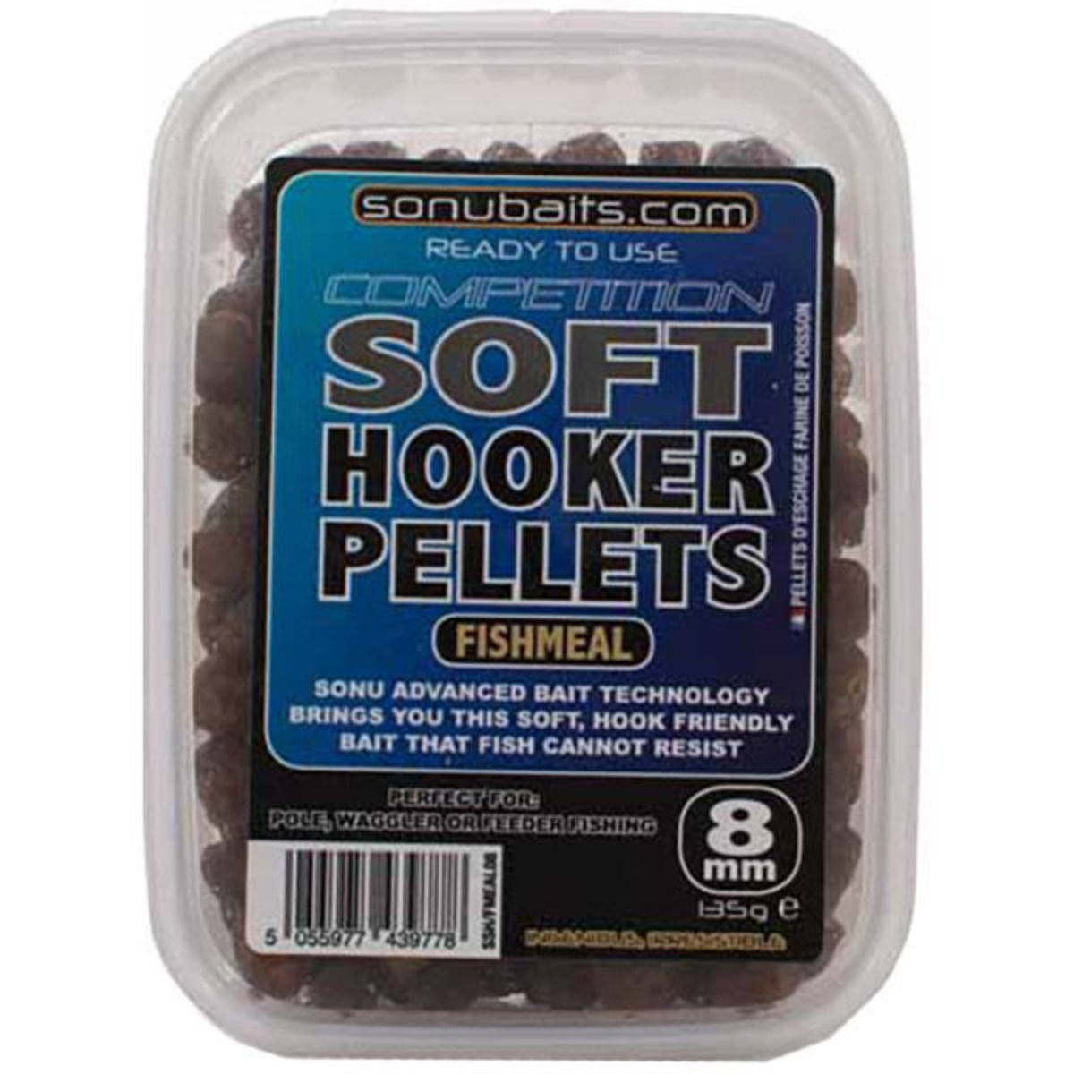 Sonubaits Soft Hooker Pellets Fishmeal - 8 mm 