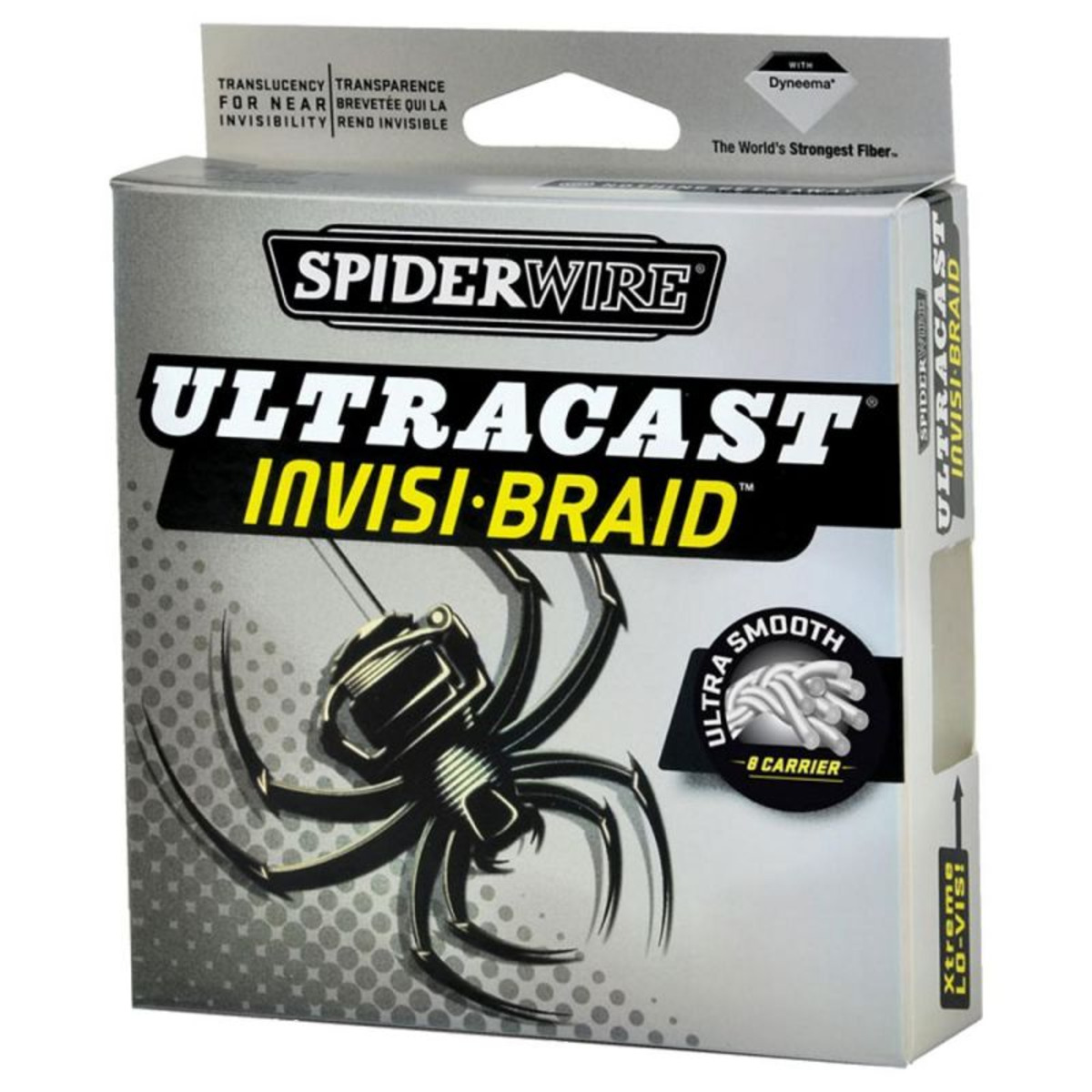 Spiderwire Hilos de Pesca Ultracast 8 Carriers Invisi-Braid 0.14