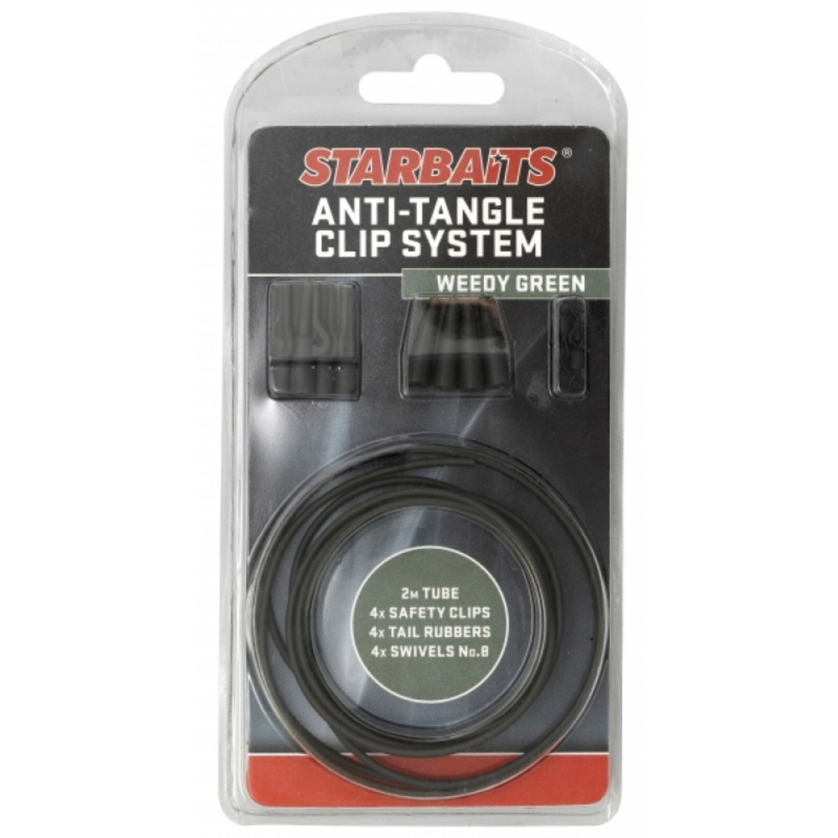 Starbaits Anti Tangle Clip System - WEEDY GREEN