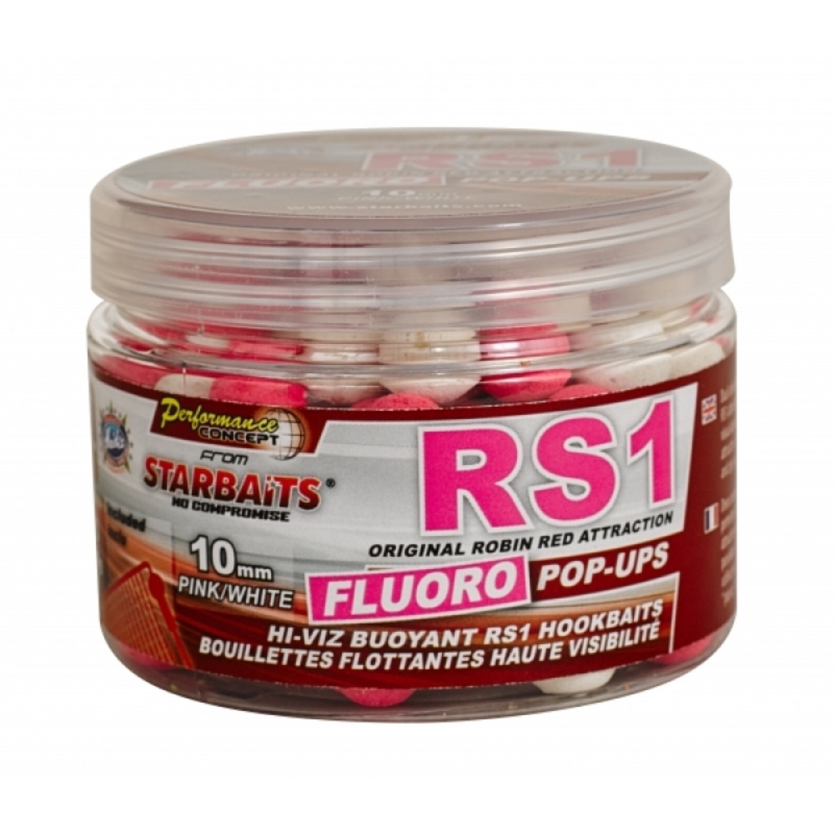 Starbaits Concept Fluo Pop Ups Rs1 - 10 mm  - 60 g