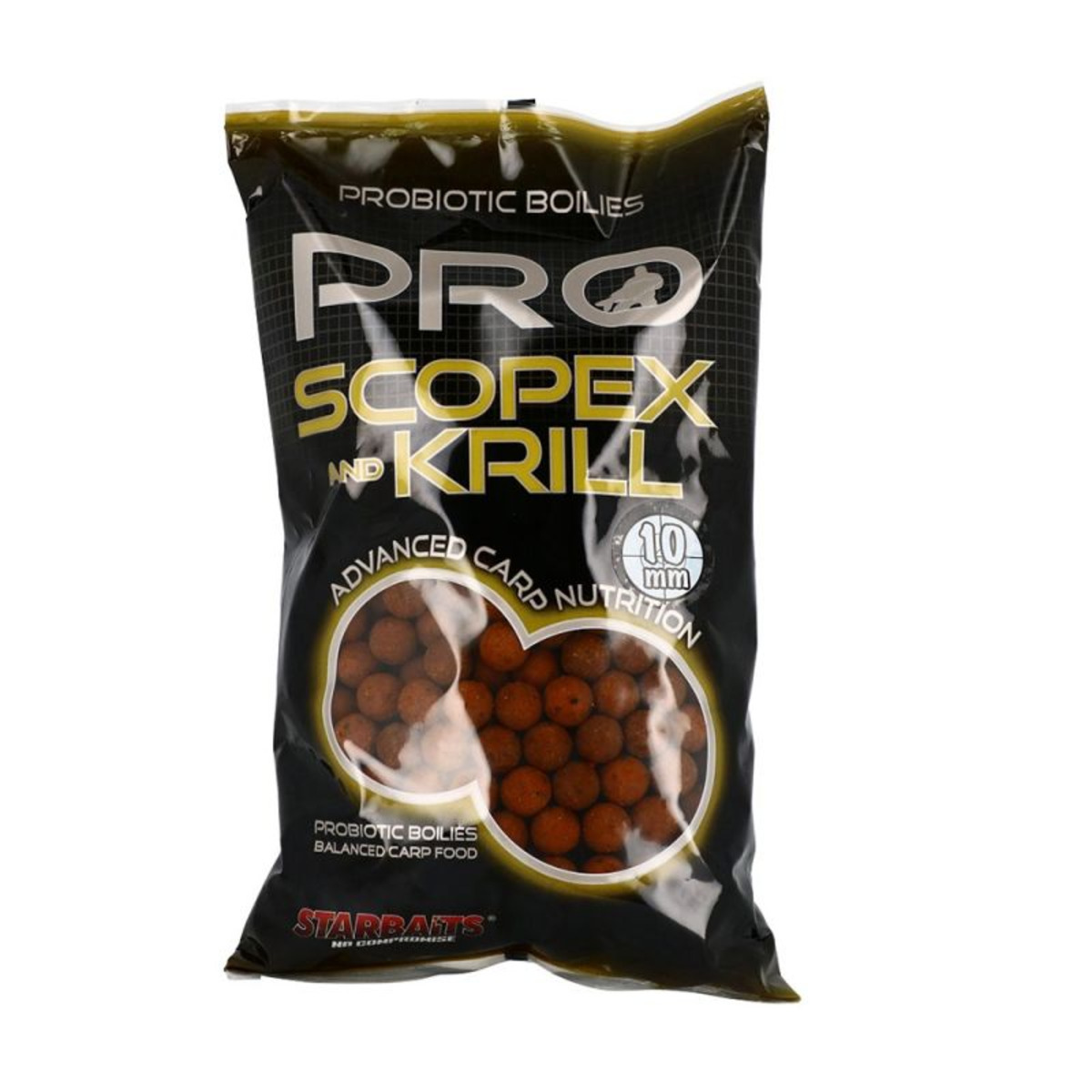 Starbaits Probio Scopex and Krill Boilies - 10 mm - 1 kg