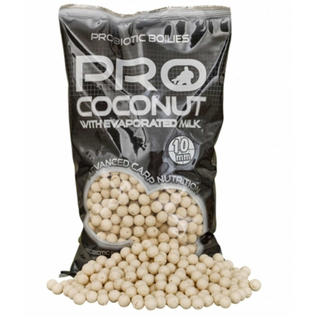 Starbaits Probiotic Boilies Coconut - 10  mm  - 1 kg