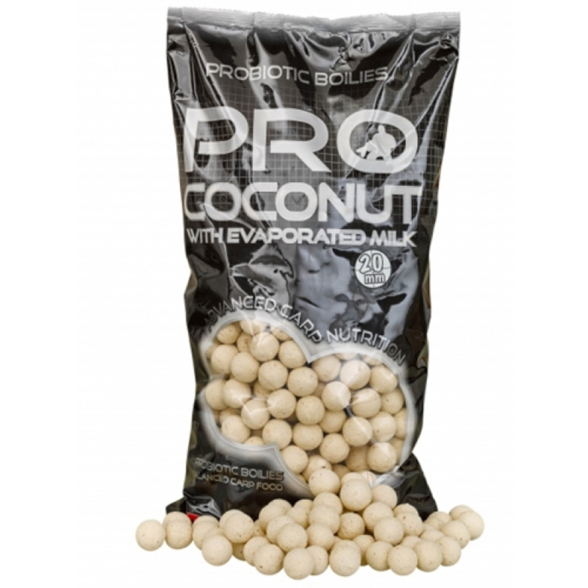 Starbaits Probiotic Boilies Coconut - 20  mm  - 2.5 kg