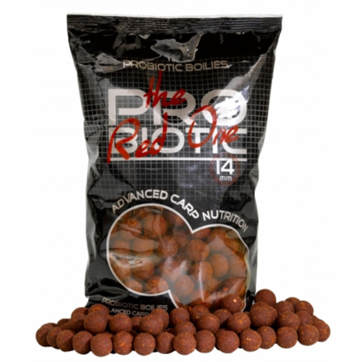 Starbaits Probiotic Boilies The Red One - 14 mm  - 1 kg