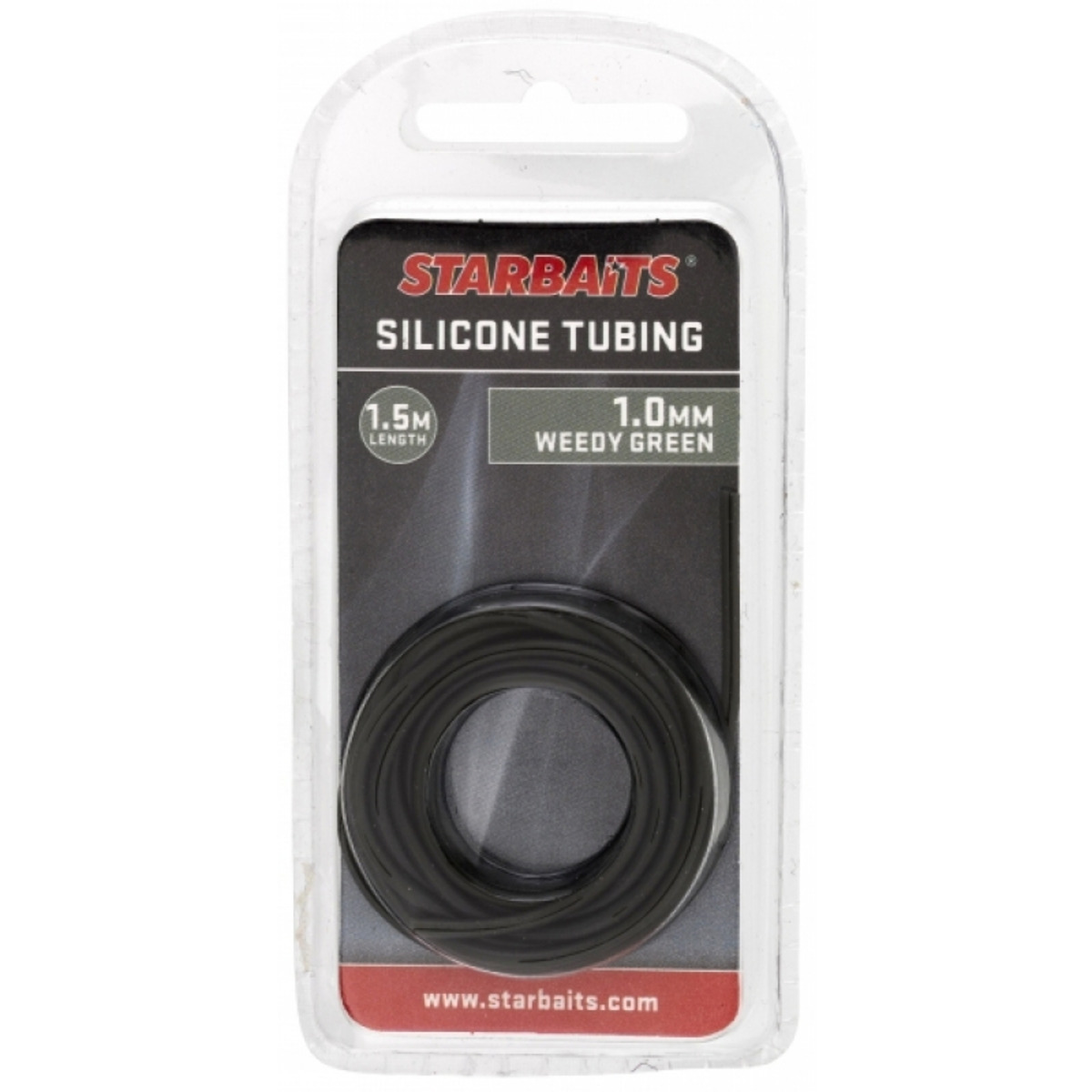 Starbaits Silicone Tubing 1.0mm - WEEDY GREEN