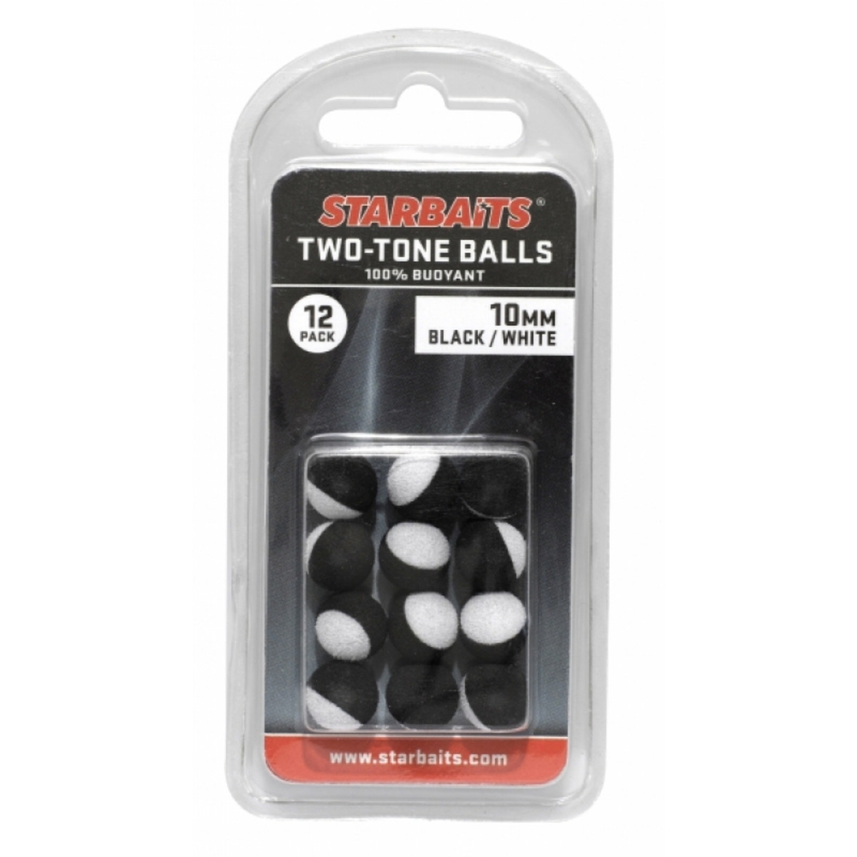 Starbaits Two Tones Balls 10mm - Black-White