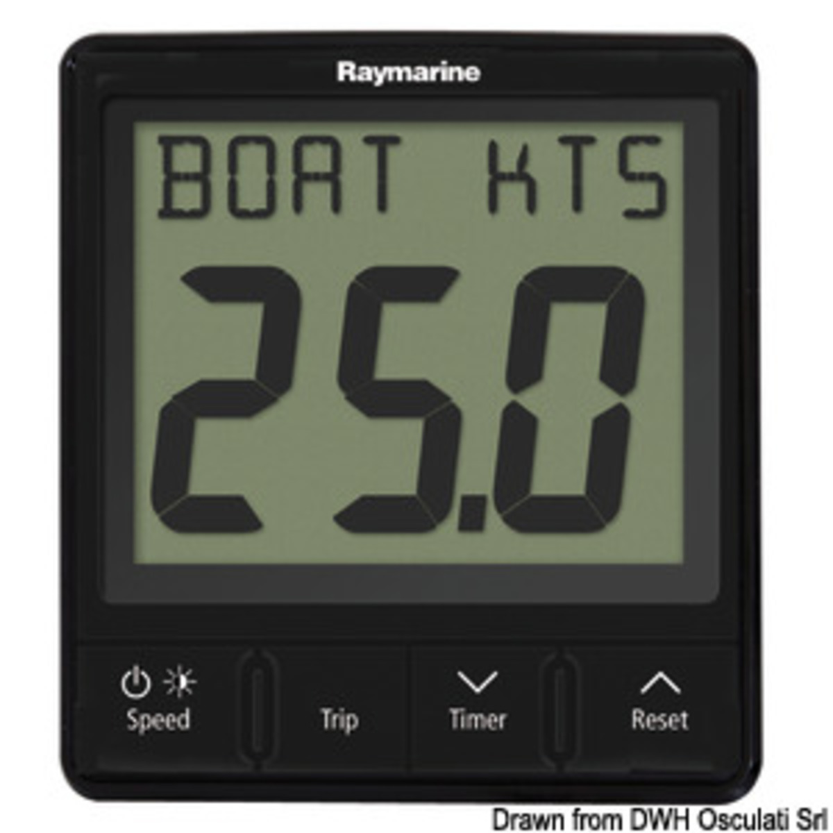 Instruments I50 / I60 Raymarine - Affichage de la vitesse Raymarine i50