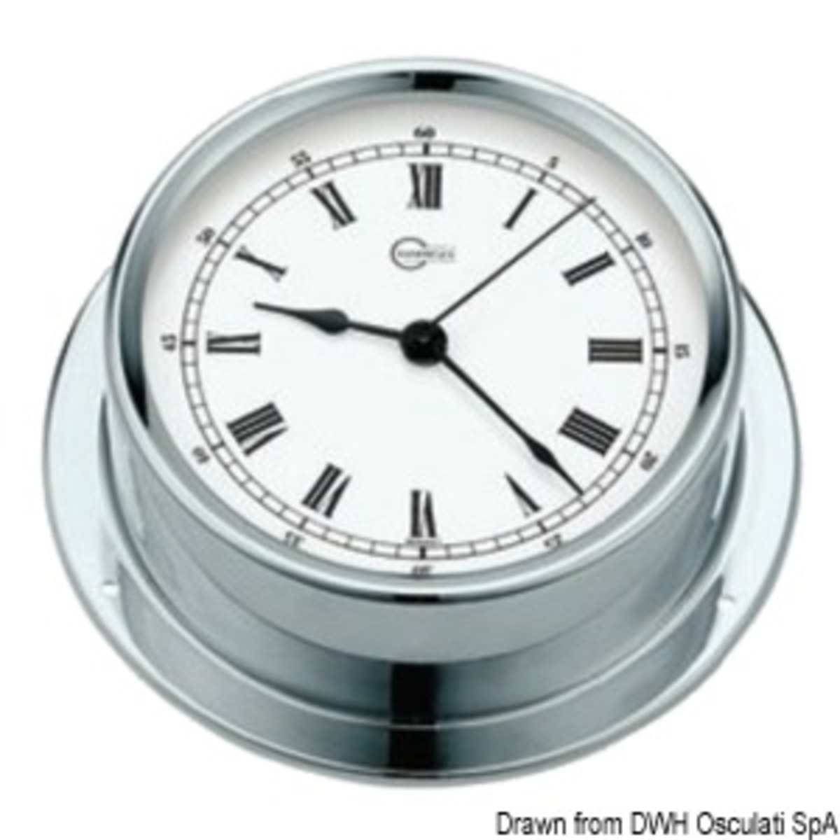 Barigo Instruments: Regatta - Barigo Regatta white quartz clock