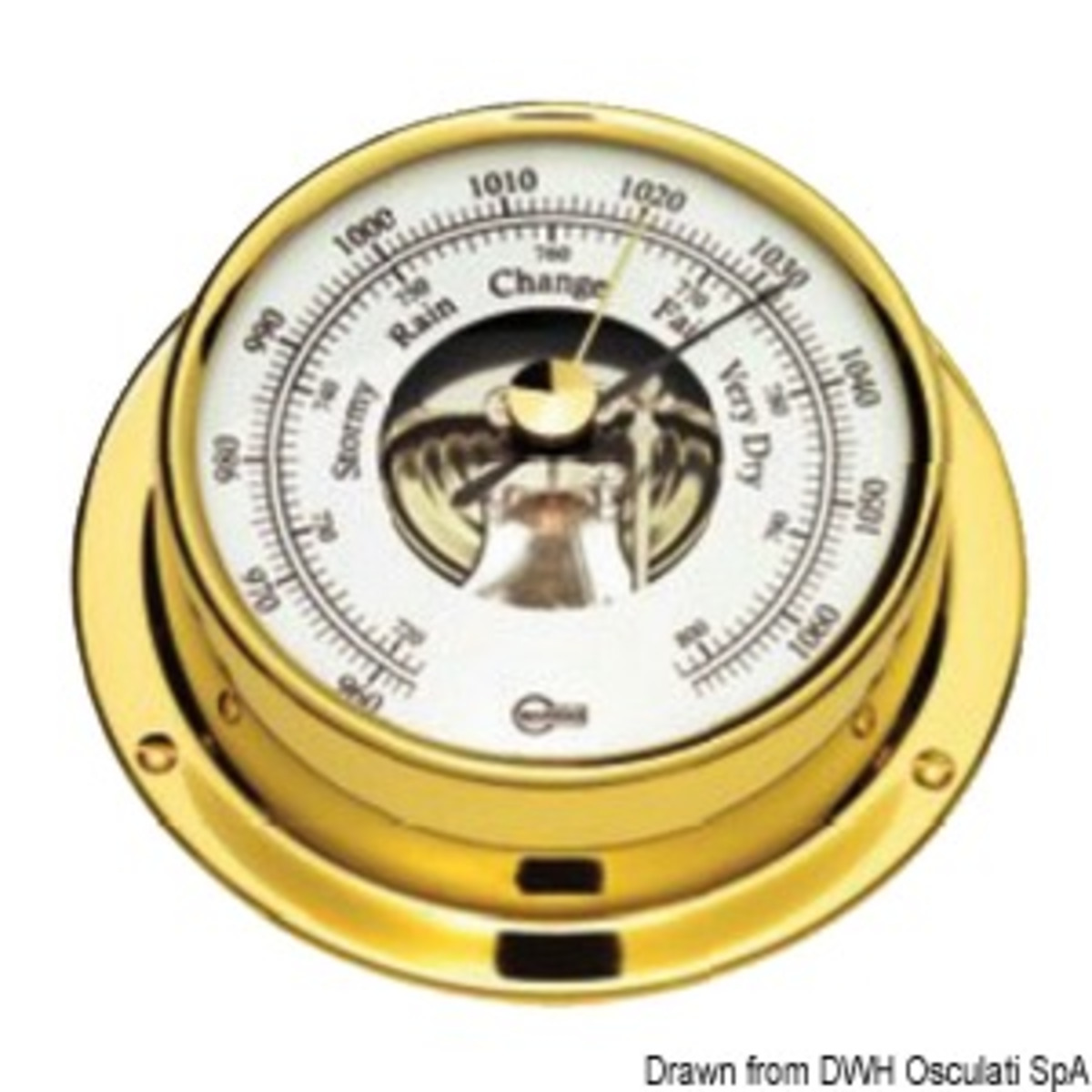 Barigo Tempo S-Instrument - Barigo Tempo S poliertes Barometer