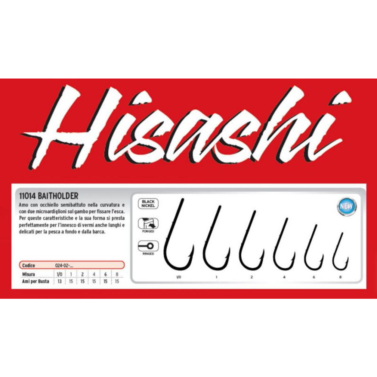 Trabucco Hisashi 11014 Bait Holder Hooks - 1