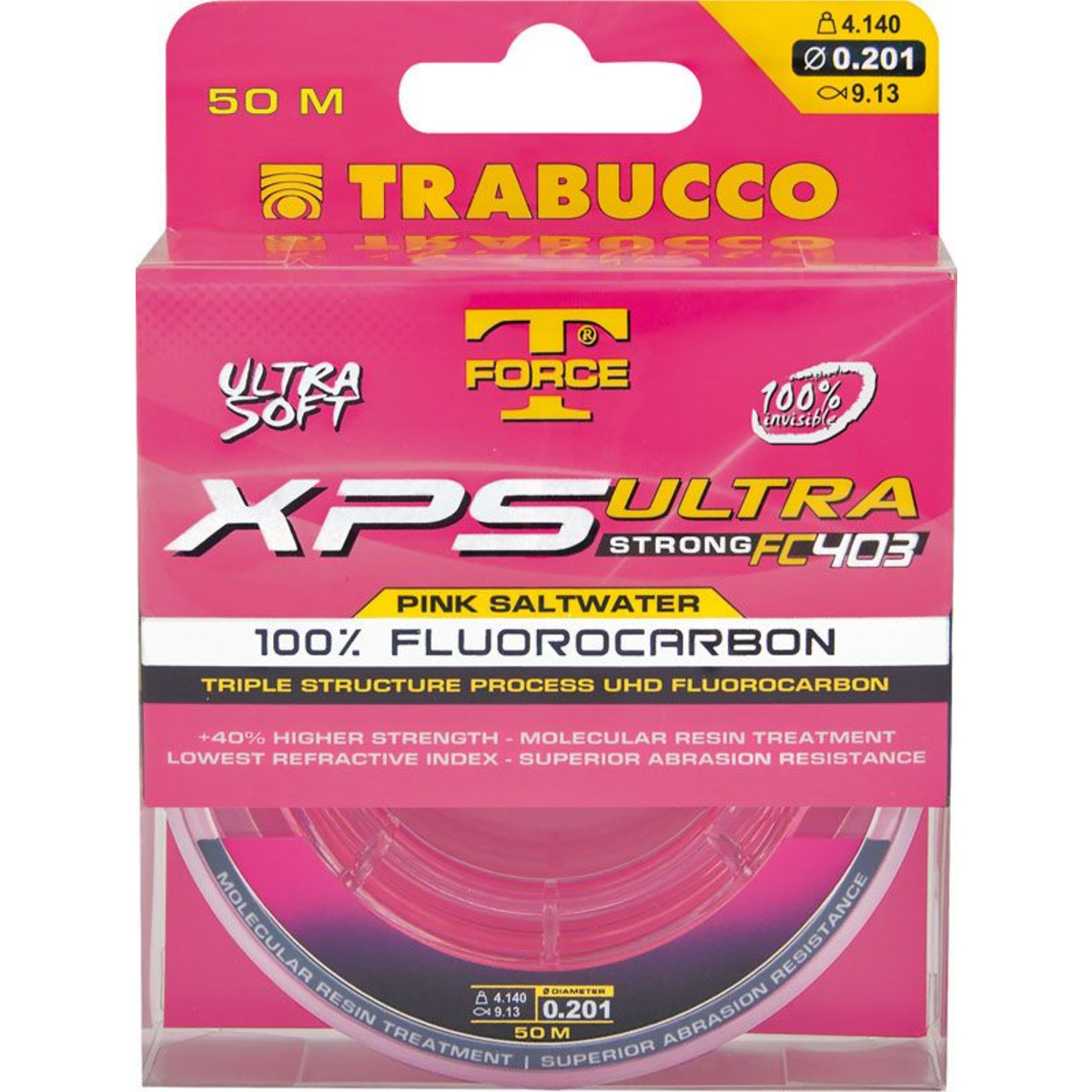 Trabucco XPS Ultra Strong Pink Saltwater - 50 m - 0.221 mm