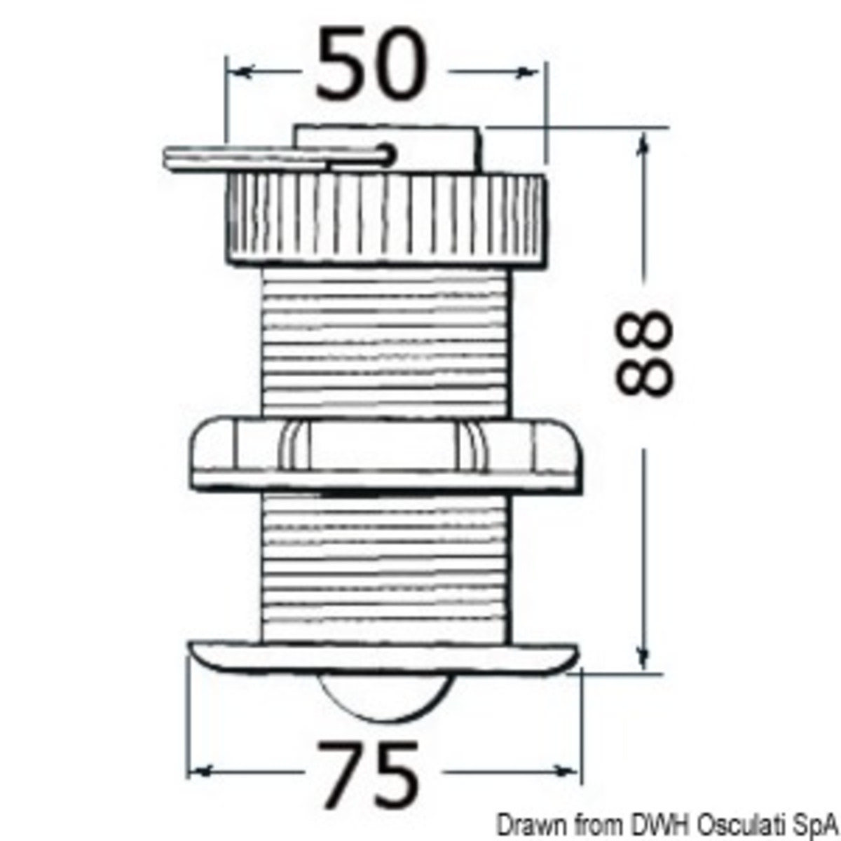 Transducteur et capteur pour instruments Raymarine - Sonde Raymarine E26031