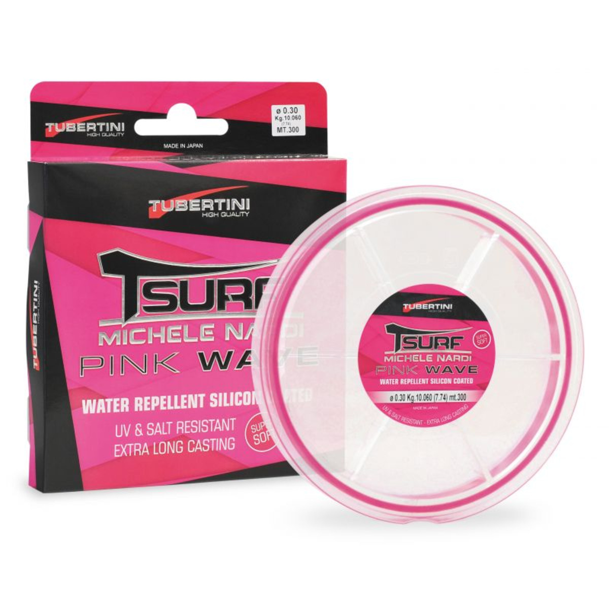 Tubertini T-Surf Pink Monofilament - 0.16 mm - 300 m