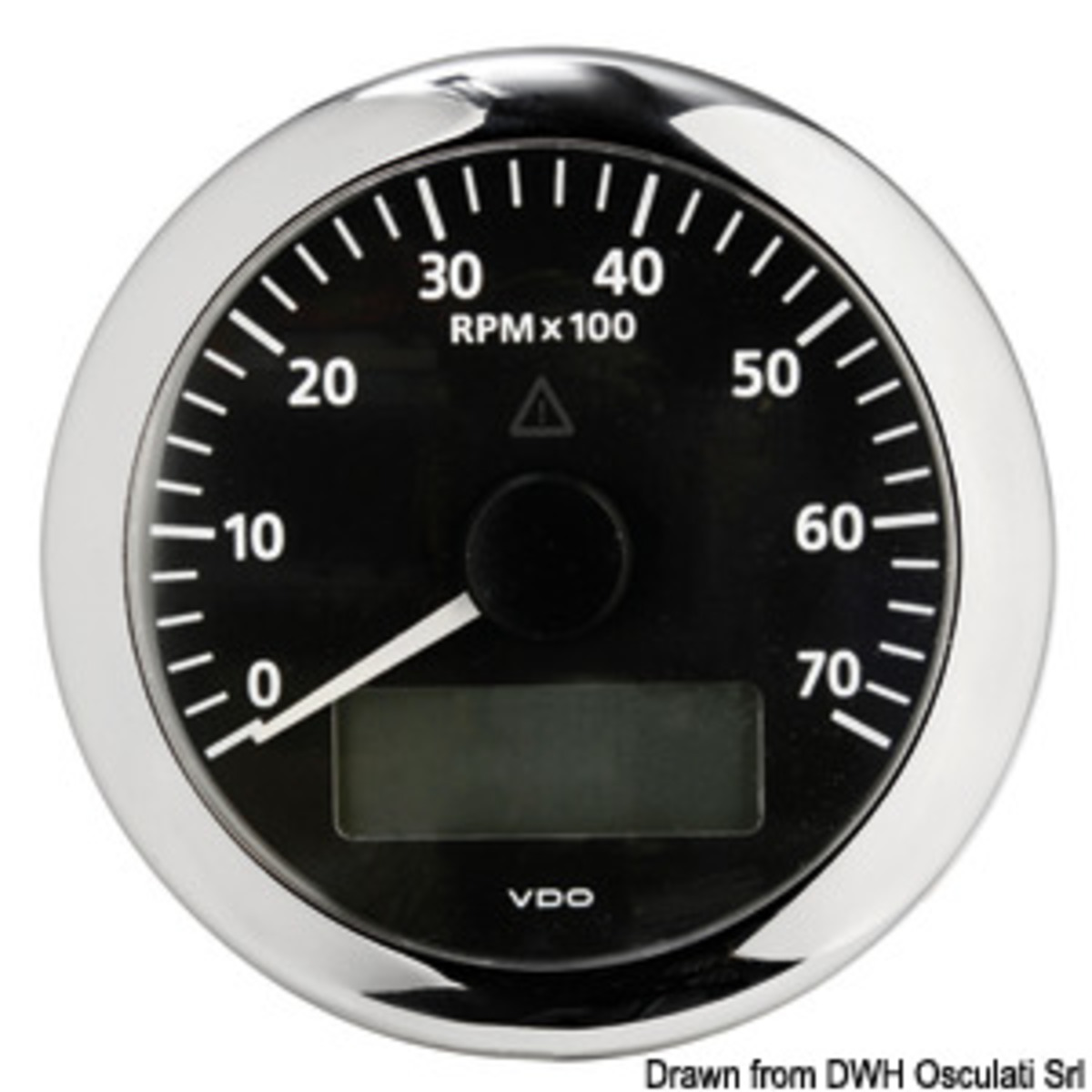 Osculati Vdo Viewline Revolution Counter - Revolution counter 7000 RPM black