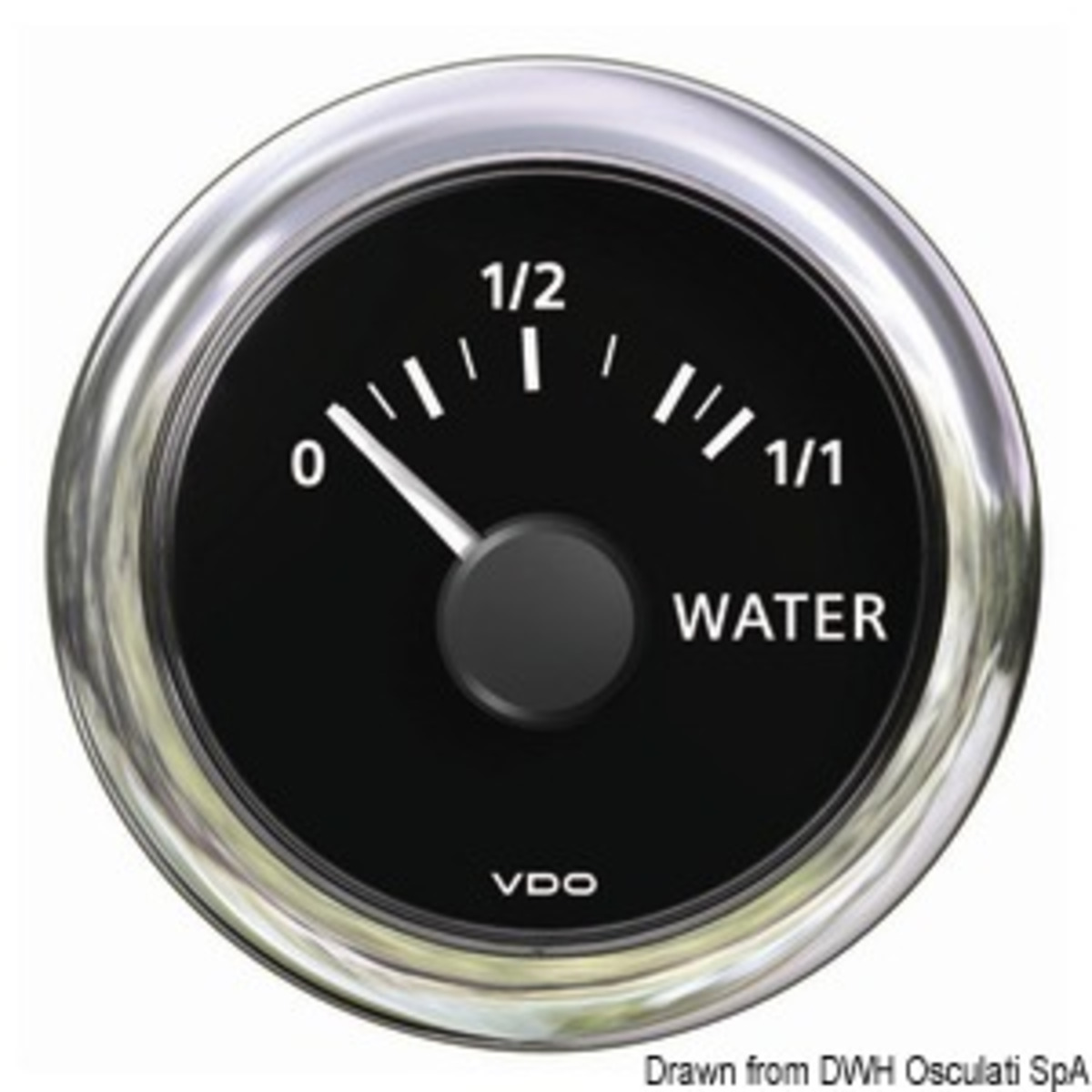 Osculati Vdo Viewline Revolution Counter - Water level indicator 10/180 ohm black