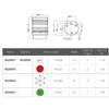 Aquasignal Fanale Serie 40 Fonda