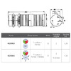 Aquasignal Navigation Lights Series 40 Tricolor+all Around+strobo