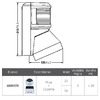 Aquasignal Masthead+foredeck Navigation Lights Series 41