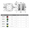 Aquasignal Yellow Navigation Lights Series 55