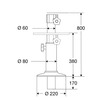 Barka Telescopic Support  Mm.380/800