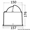 Riviera 4 Inch Compass With Binnacle