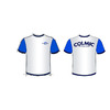 Colmic T-shirt Colmic white-Blue