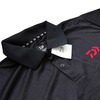 Daiwa Polo Manches Courtes Noires - Logo Rouge