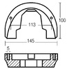 Plaque Enrico Polipodio pour moteurs Omc Cobra 90 Hp