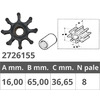 Finnord Jabsco Impeller 11979-0001