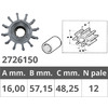 Finnord Jabsco Impeller 13554-6001