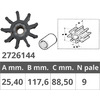 Finnord Impeller Jab. 17240-0001 und 1879-0001