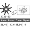 Finnord Jabsco Impeller 18786-0001