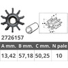 Finnord Jabsco Impeller Ref. Or.50461-1001