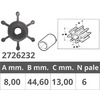 Finnord Johnson Impeller 09-1052s-9