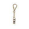 Fni Brass Block Keychain